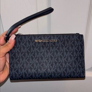 Michael Kors Navy blue Wristlet